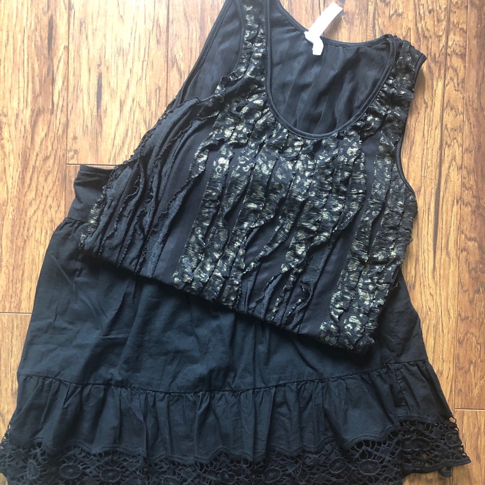 Summer Skirt +Ruffle Tank Top